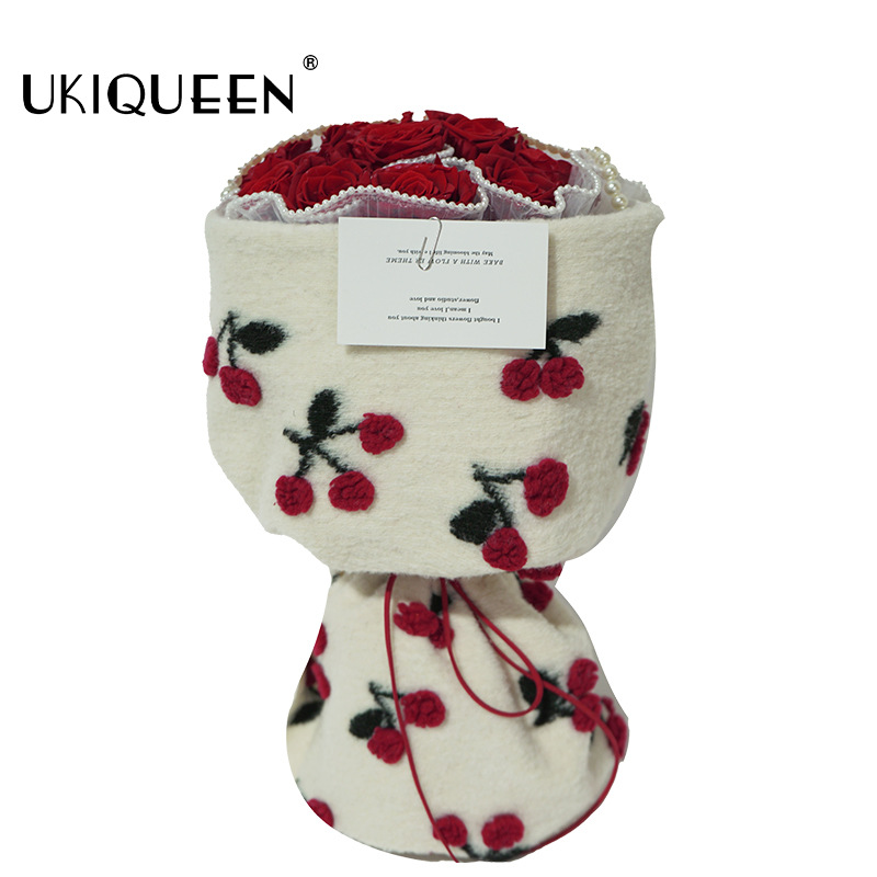 Naxi reina flor eterna Chanel ramo chino Día de San Valentín confesión ramo 520 regalo decoración del hogar adornos