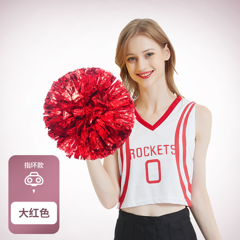 Porristas Bola de flores porristas mano flor mano sacudida flor danza rendimiento mano flor porristas flor bola de color rendimiento