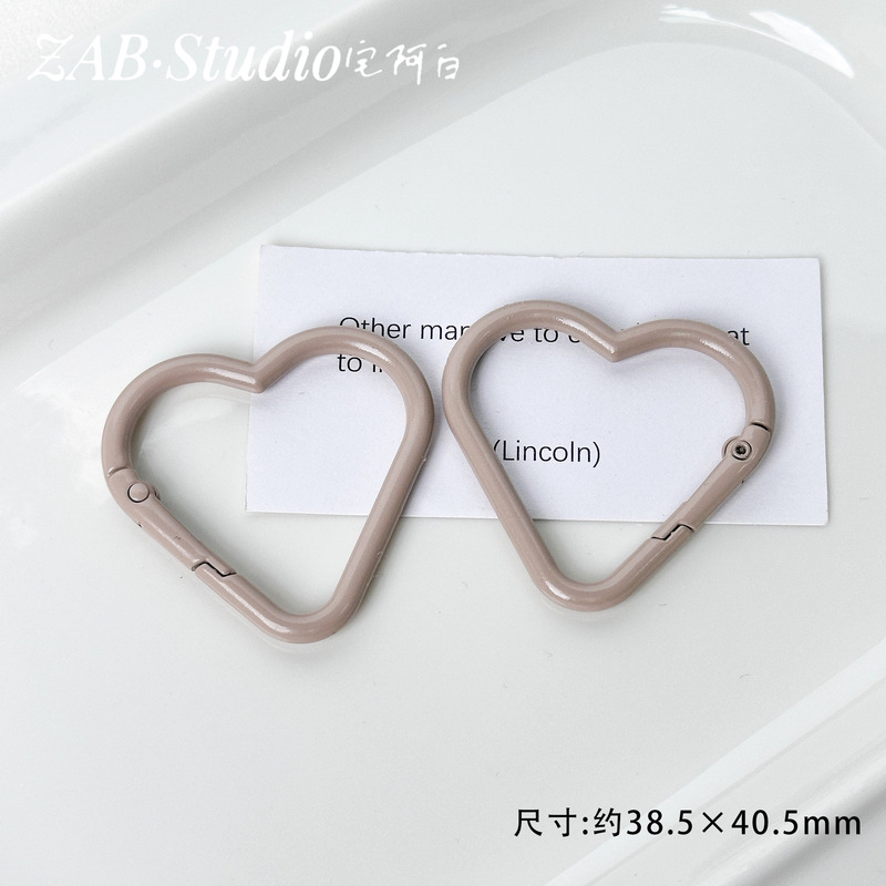 彩色星星烤漆金属弹簧扣包挂钥匙扣头串珠手工diy材料饰品配件|undefined