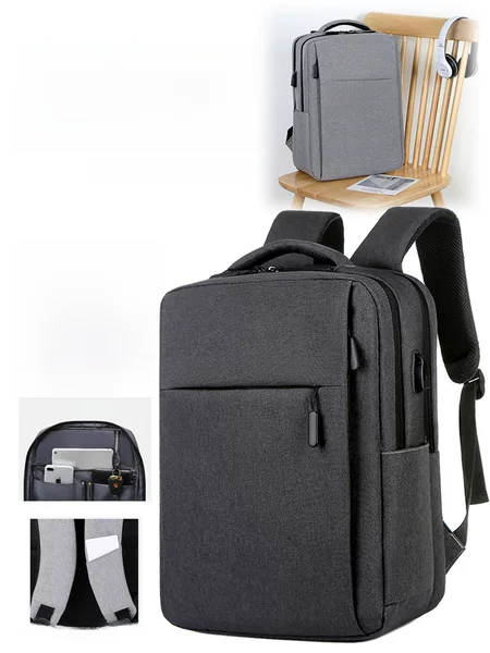Cross-Border Men's Backpack, Customizable Logo, High-End Men's Backpack, Business Computer Backpack 16inch