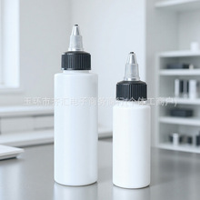 尖嘴瓶胶水颜料润滑油液体挤压瓶pe平肩塑料尖头啫喱盖密封分装瓶
