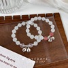 Crystal, small bell, brand small design bracelet, jewelry with beads