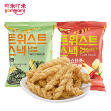 韓國進口食品淶可香辣脆脆條 休閑膨化食品酥脆熱賣零食批發80g