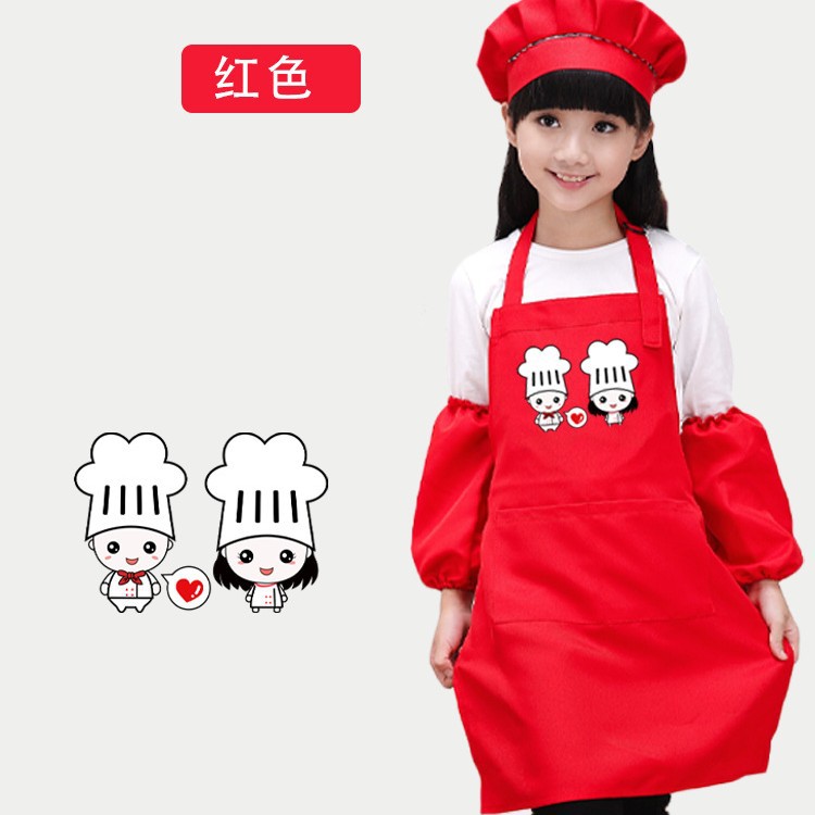 Delantal para niños ropa de pintura impermeable personalizada jardín de infantes galería de arte logotipo de impresión ajustable delantal de publicidad al por mayor