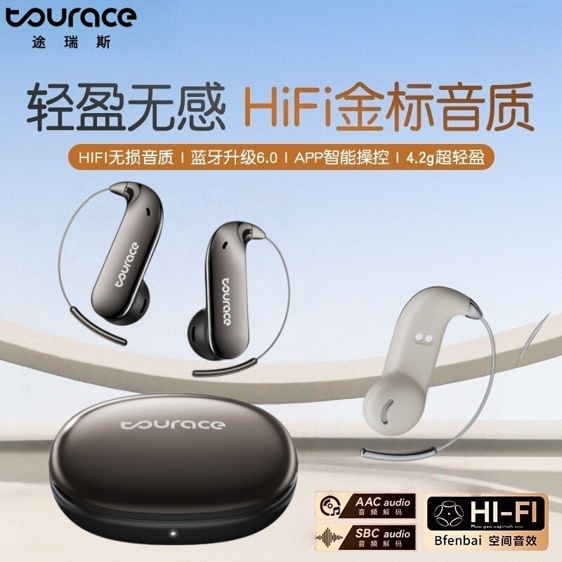 Bluetooth Ear-Hook Smart Translation Ai Headphones with Dual Earbuds, Ultra-Long Battery Life, Noise Reduction, and Ai Translation Capabilities, Available for E-Commerce Supply