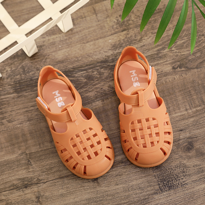 Nuovi sandali spagnoli per bambini Igor Stesso stile Baotou Sandali casual per ragazzi Scarpe in gelatina per ragazze con suola morbida_voghion.com