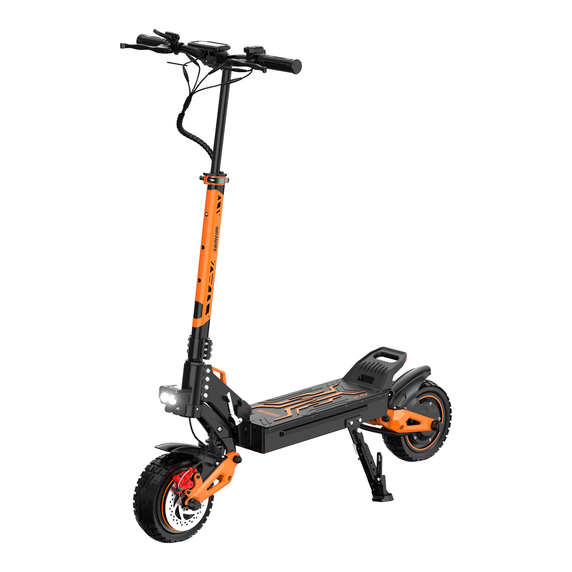New adult foldable electric scooter with high power, long battery life, portable mini two-wheeled electric vehicle