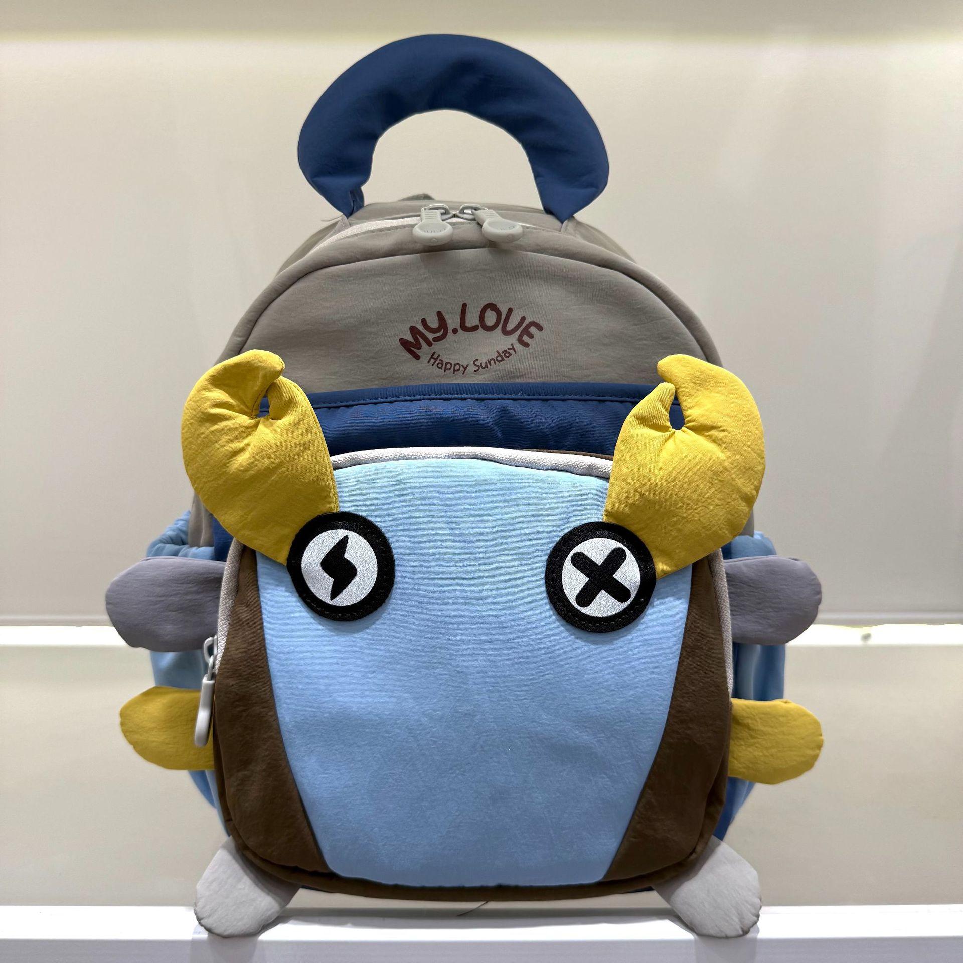 Mochila de dibujos animados para niños, mochila pequeña, 7 - 9 - 11 - 13 años, bolsas de moda para niños y niñas, color caramelo, ligero