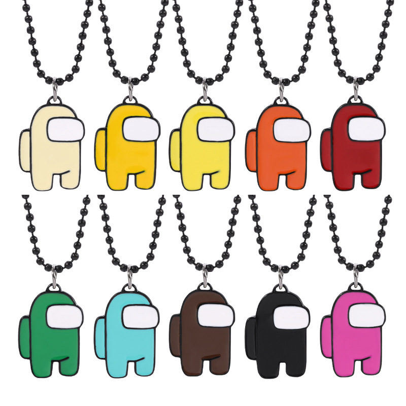 Nuevos productos transfronterizos al por mayor entre nosotros juego periférico collar espacio Hombre Lobo matando collar en las ventas directas de la acción