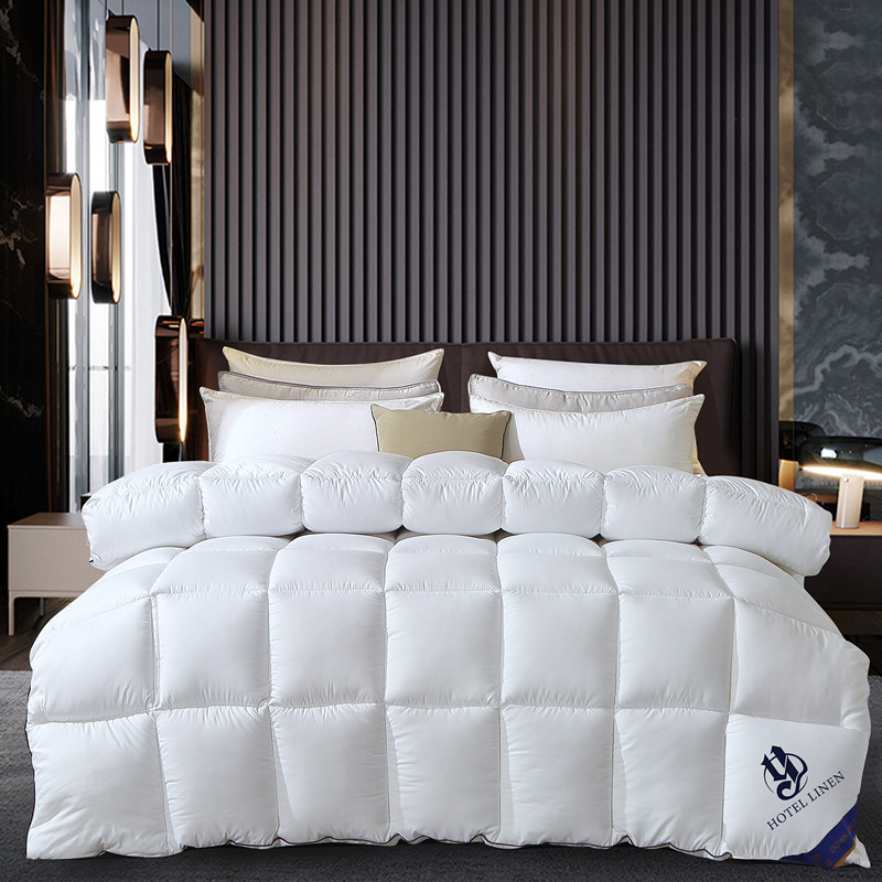 Wholesale Four Seasons Hotel and B&B Quilts, Hotel Duvet Inserts, Feather Velvet Apartment Single and Double Bed Bedding, Space Quilts, Winter Quilts