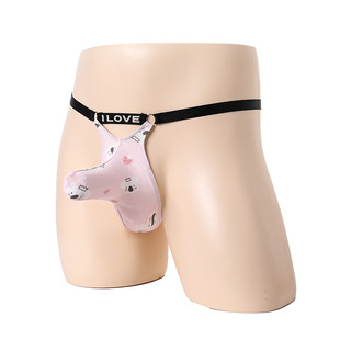 Men's elastic underwear elastic all-inclusive thong sexy underwear European and American cross-border Men's sexy underwear