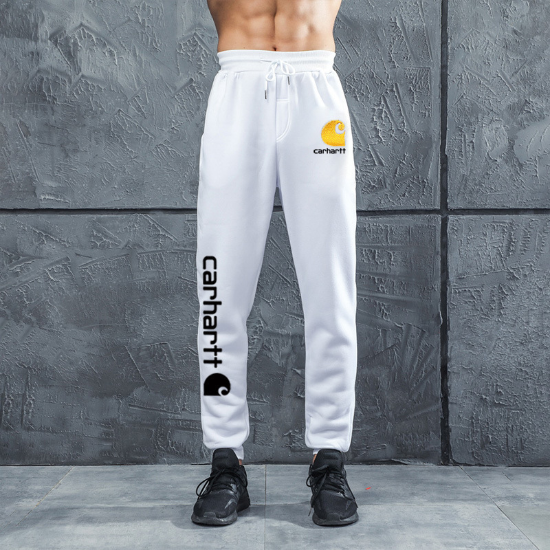 Cross-Border 2026 Trendy Brand Fitness Casual Pants Carhartt Mango Letter New Style Casual Sports Sweatpants for Men
