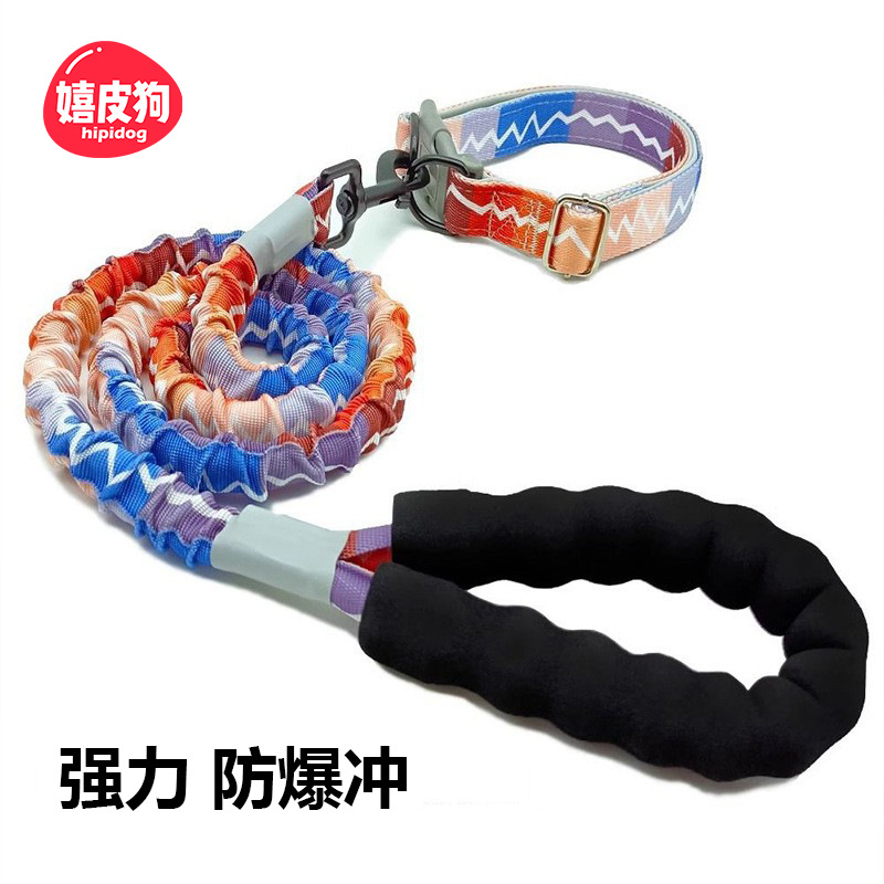 Comercio exterior transfronterizo perros perros medianos y grandes cuerda P a prueba de explosiones Golden Retriever collar de salida cuerda de tracción cuerda para mascotas