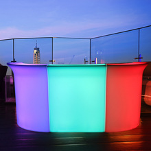 LED创意发光家具酒吧KTV接待散台户外晚会活动派对大吧台组合桌椅