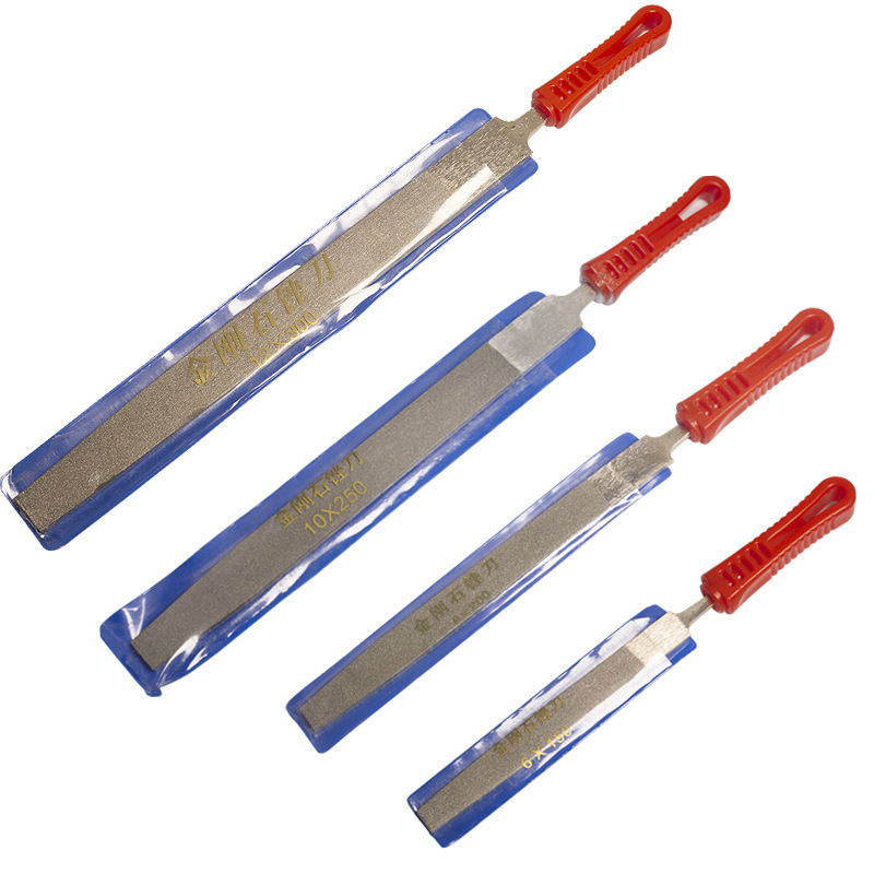 WM金刚石大板锉6寸8寸10寸12寸整形平扁锉三角锉刀圆锉平板锉