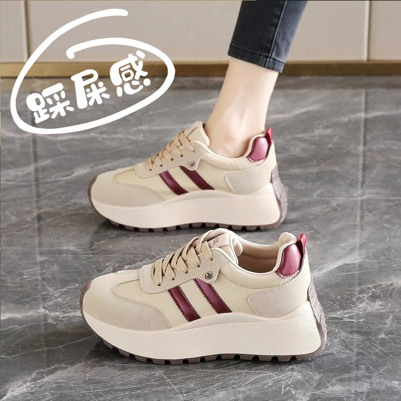 Zapatos deportivos de mierda de cuatro estaciones para mujeres, zapatos de Waffle Gump para mujeres, zapatos ligeros antideslizantes para correr con suela gruesa