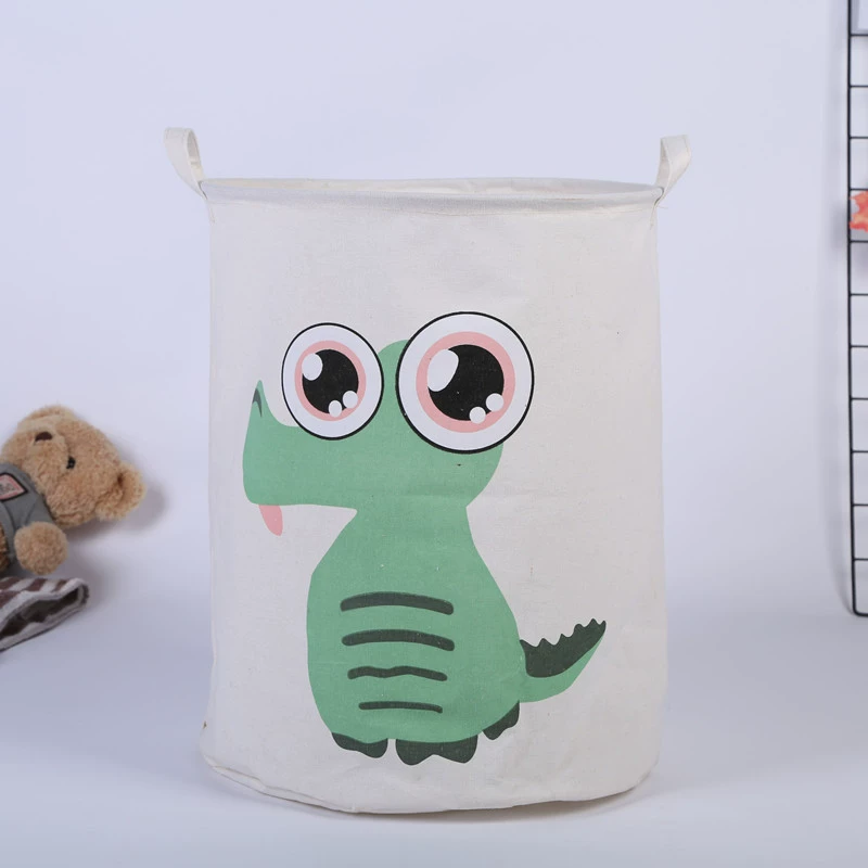 Cartoon laundry basket, big cloth, foldable storage system, toy, home decor