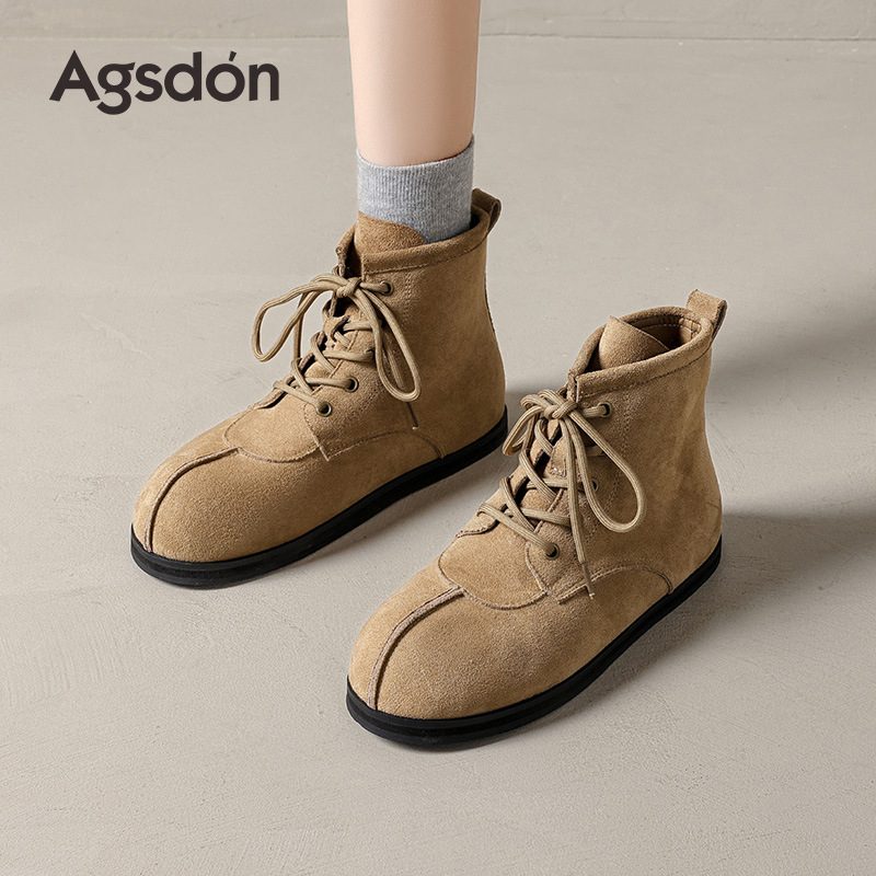 Auge Lion Retro Martin botas mujeres 2026 nuevo otoño invierno botas casuales de sola sola sola sola botas de correa marrón botas británicas