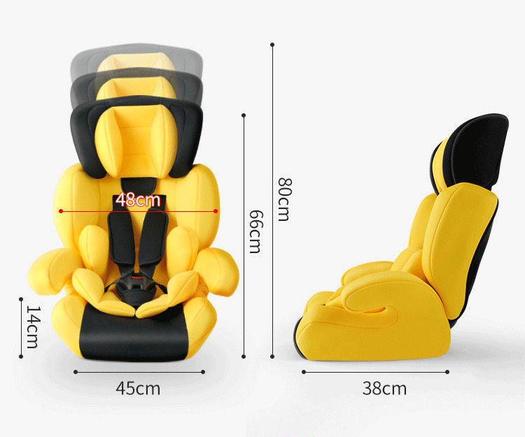 Simple portable child safety seat car supplies baby car universal reclining seat for 0-12 years old