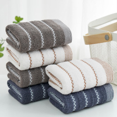 Cotton Towel Adult Face Home Use Thick Daily Supplies Water Pattern 100% Cotton Towel Manufacturer Wholesale Logo