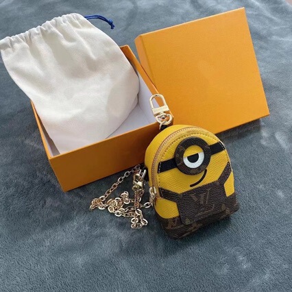 Mini Minions Coin Purse Crossbody Bag with Chain for Women, Minions Card Holder, Can Be Carried by Hand, Available for Dropshipping