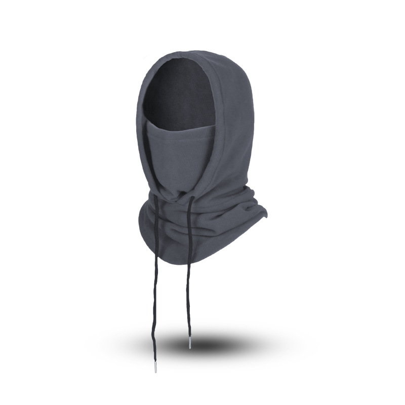 Transfronterizo al aire libre ciclismo cubierta de cabeza de terciopelo agitado suave piel resistente al frío sombrero de esquí de viento caliente gorra de terciopelo cubierta de cabeza máscara