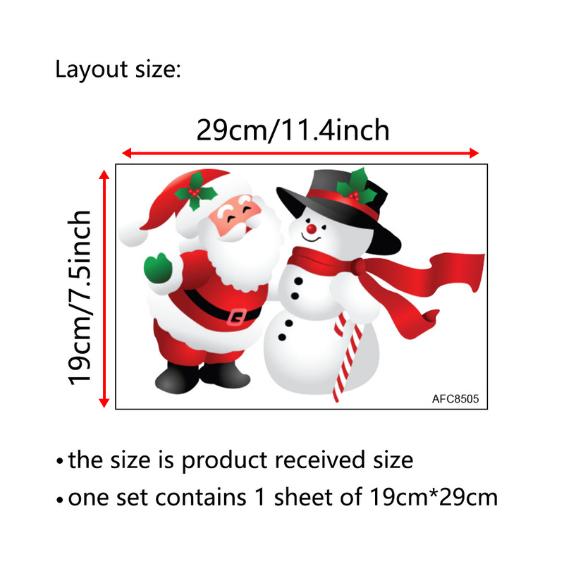 奥フレイMerry ChristmasクリスマストイレシールFC8500かわいい猫ヘラジカトイレの壁シール|undefined