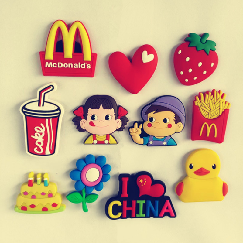 Creative cartoon children's three dimensional magnetic strong magnet…