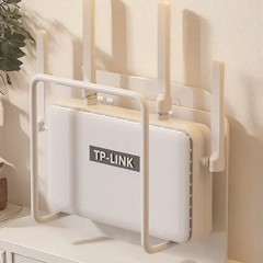 路由器放置网络机顶盒wifi置物架固定器支架打孔收纳盒托架通用型