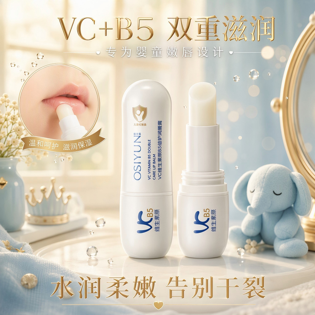 欧丝韵VC维生素原B5倍护润唇膏儿童款保湿滋润呵护唇部防干裂现货