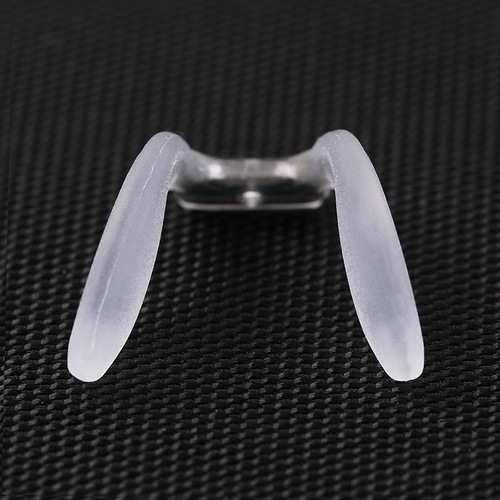 Glasses nose pad accessories saddle silicone screw type U-shaped insert all-in-one children's nose pad non-slip metal core soft