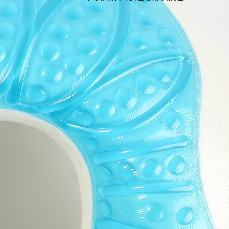 Cooling Ice Silk U-shaped Pillow Memory Foam Core Gel Slow Recovery Nap Pillow Airplane Travel Cervical Support Pillow U-shaped Pillow