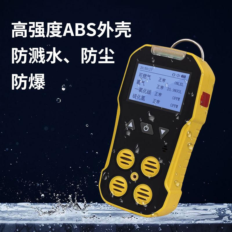 BH-4A 휴대용 4 대 1 독성 및 유해 가스 탐지기 일산화산소 경보