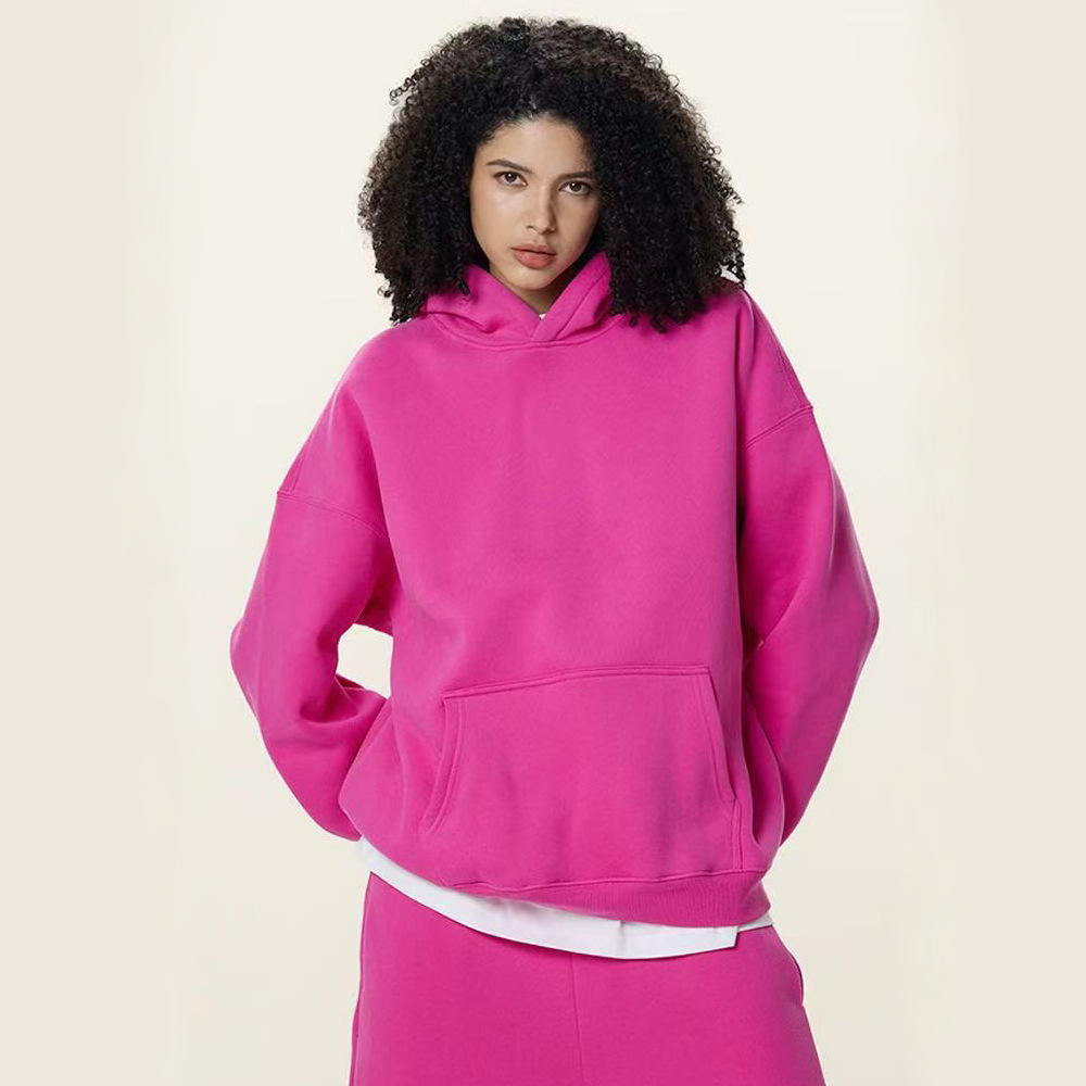 Amazon Cross-Border Tide 350G Scamper Hooded Sweater Set Oversize American Hoodless Hombre y Hombre