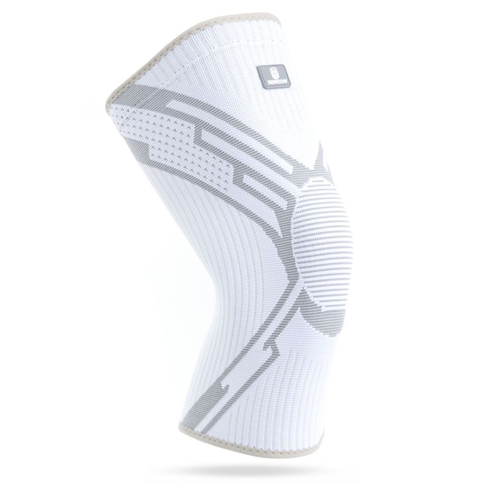 Rodilleras deportivas de verano para saltar la cuerda de nailon alargada para correr baloncesto para hombres y mujeres cubierta protectora profesional antideslizante para rodillas