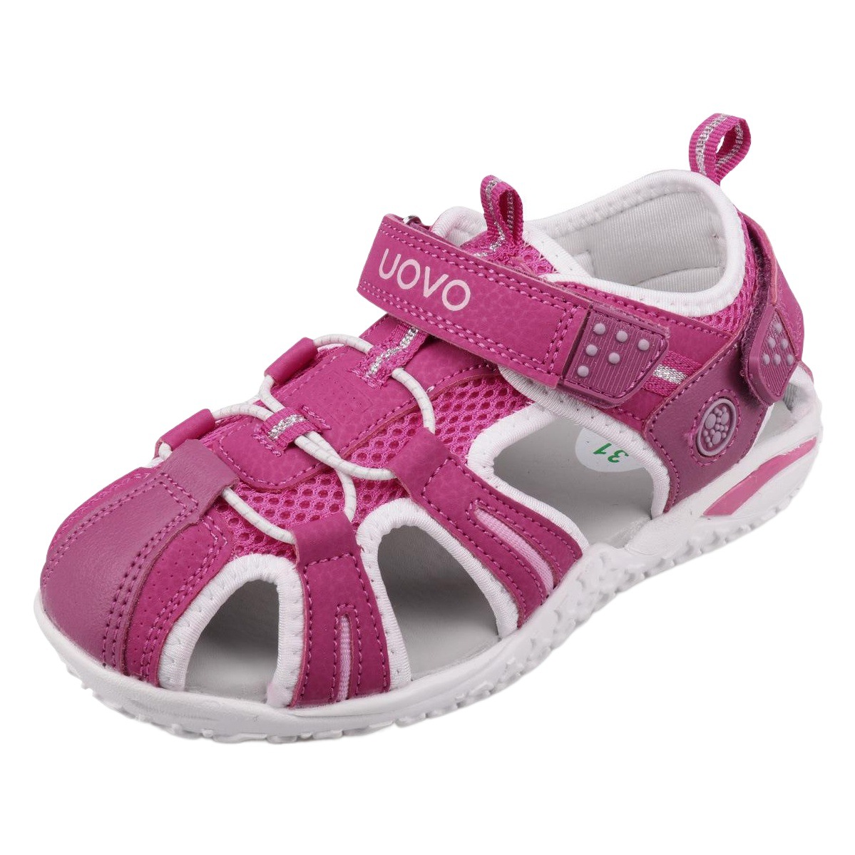 UOVO niños Baotou sandalias para niños 2024 nuevos niños medianos y grandes zapatos coreanos de verano para niños zapatos de playa para bebés mujeres