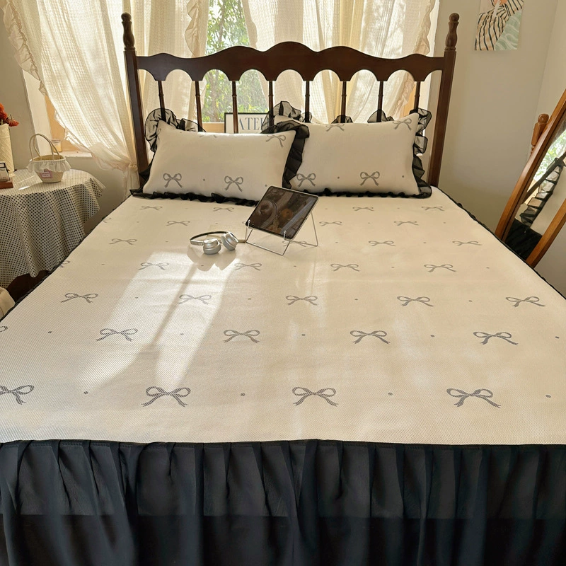 Mat with bow, summer duvet, set, 3 piece set