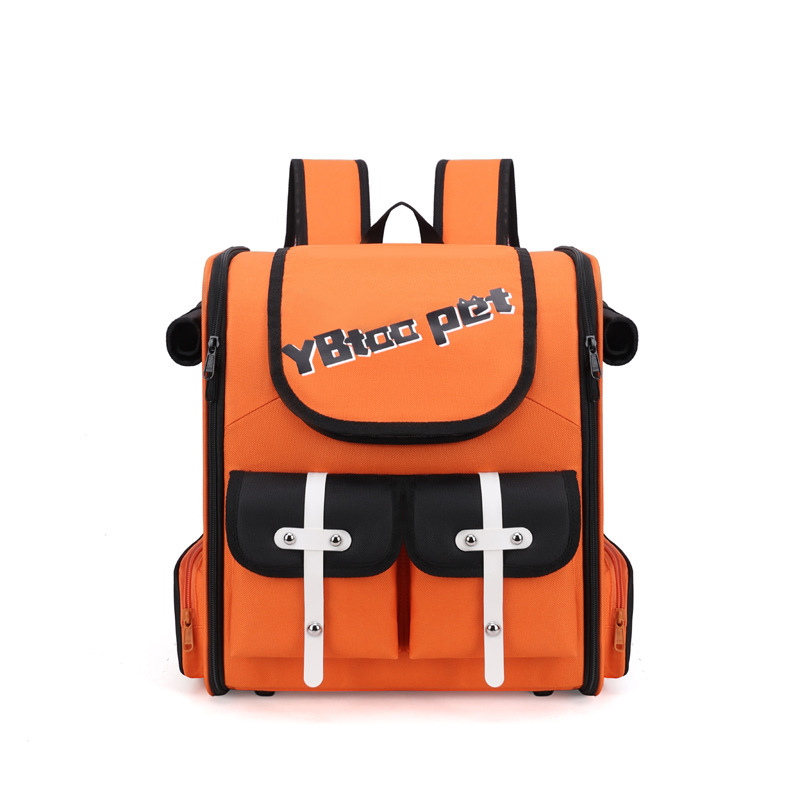 New Carrier Outdoor Breathable Pet Handheld Cat Backpack Large Capacity Dog Bag_voghion.com