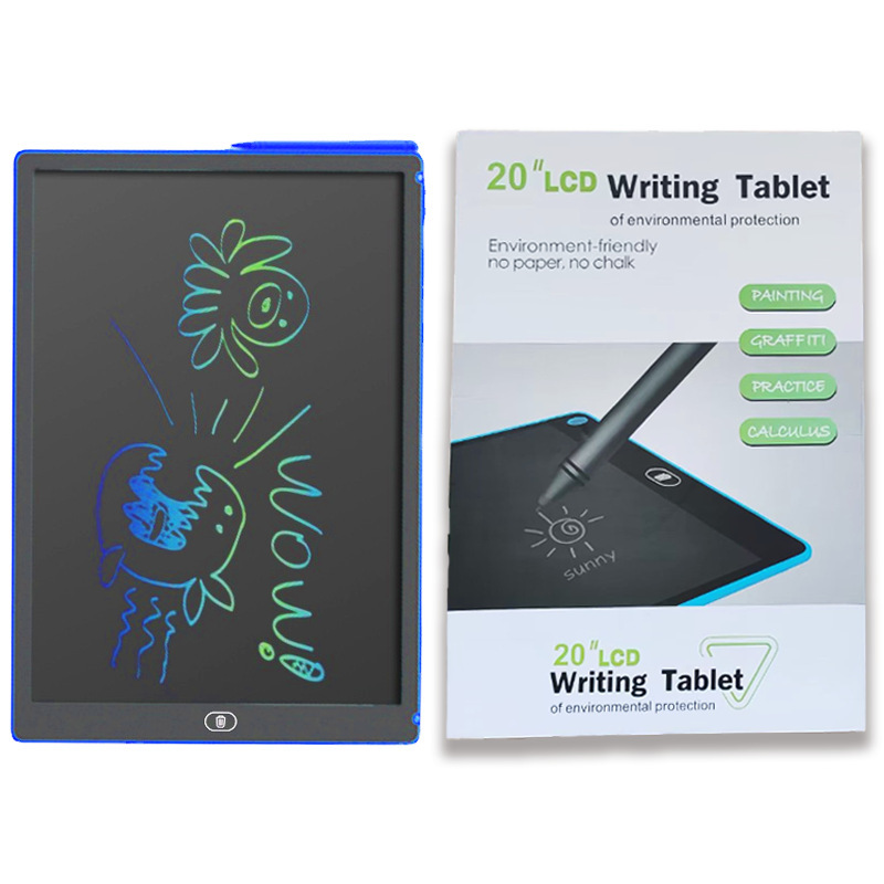 16インチ20インチ大画板児童落書き絵画練習板LCD液晶タブレット一ボタンで電子ボードをクリア|undefined