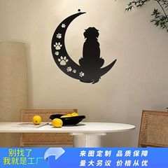 国境を越えて人気の高いブラックウォールデコレーション、メタルウォールアートデコレーション、クリエイティブなインテリアデコレーション、鉄のシルエット