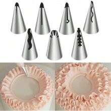 A 75745 Stainless Steel Cake Piping Nozzle Set ����ֵ�����