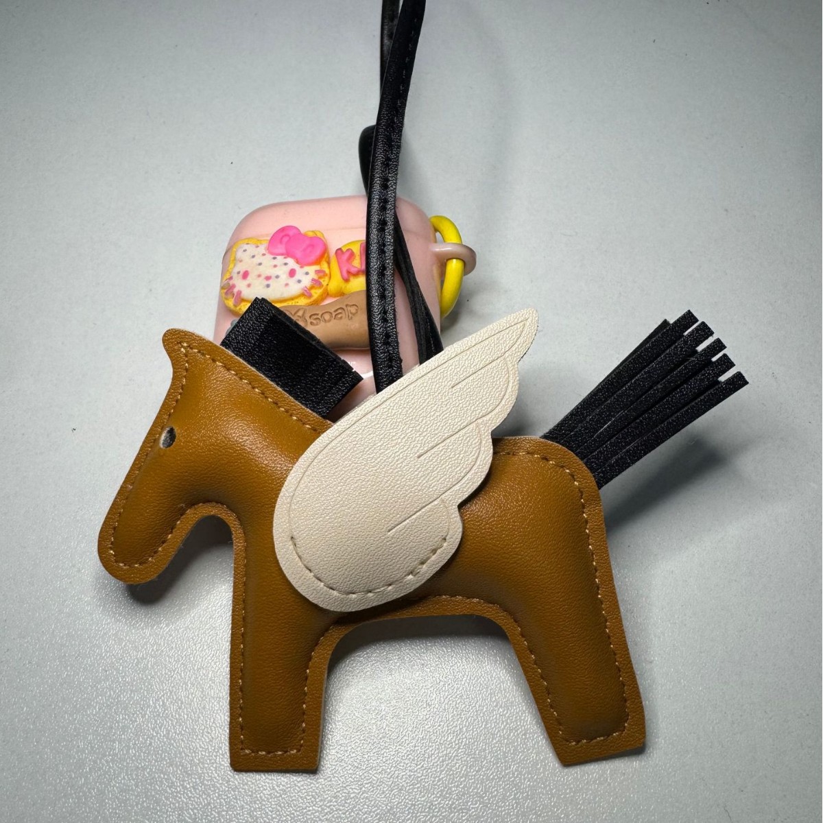 小飛馬h家ストラップpu皮プラチナバッグケリーバッグ掛けキーホルダーペンダントプレゼントかばんアクセサリー