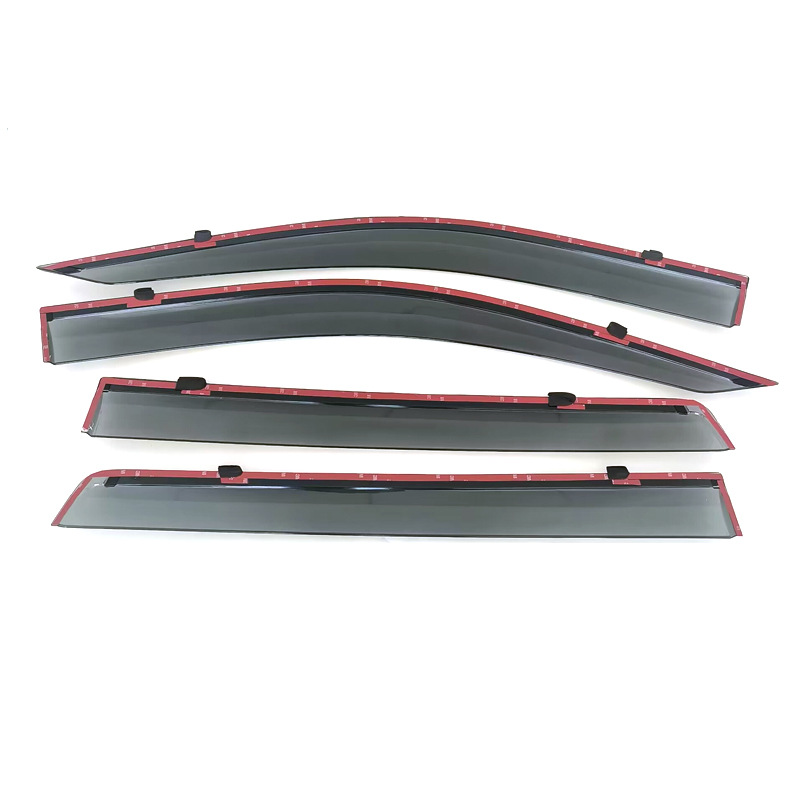 Dedicated to Volkswagen Tida rain shield injection molding Window rain eyebrow VW Terra Window Visor rain strip