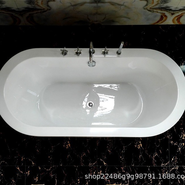Una bañera de acrílico de alta calidad independiente sin costuras para adultos bañera VIP de 1.3 - 1.8 metros bañera