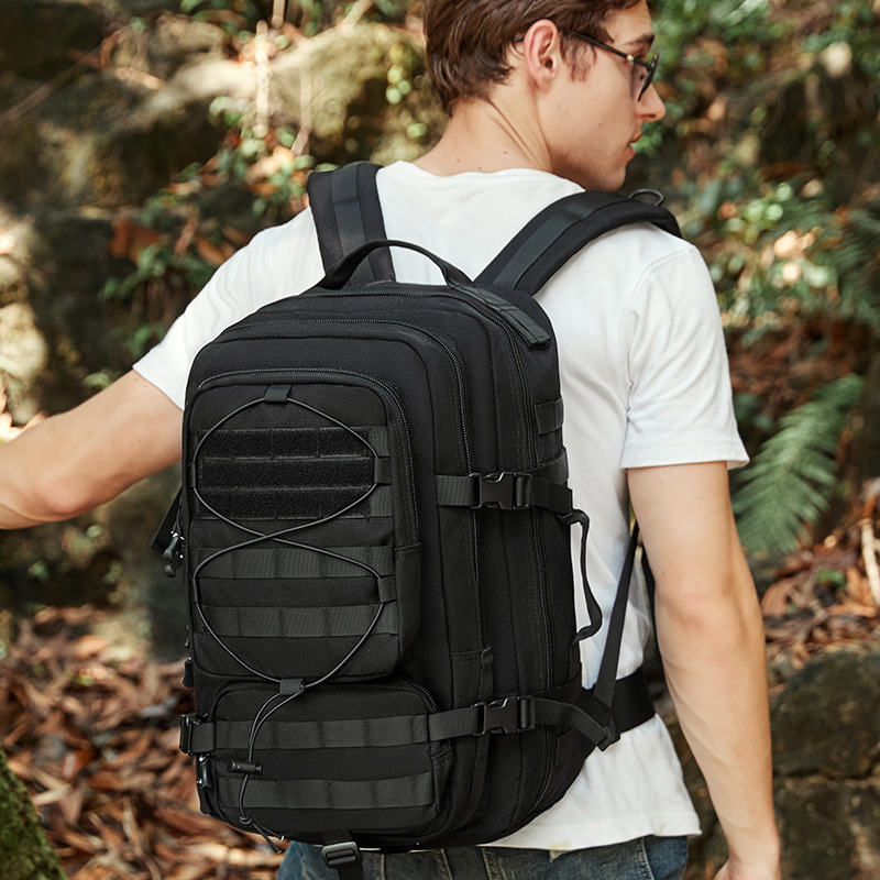 Mochila para deportes al aire libre, bolsa de montañismo de gran capacidad, bolsa de camping, mochila de pesca antisalpicaduras para hombres