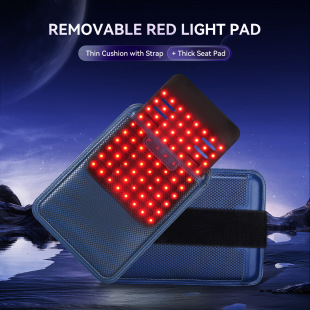 Cross-border red light far infrared physiotherapy pad built-in battery portable red light belt LED 660 850nm