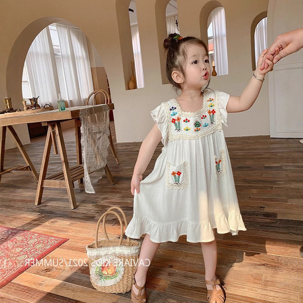 Summer cute children's sleevless dress