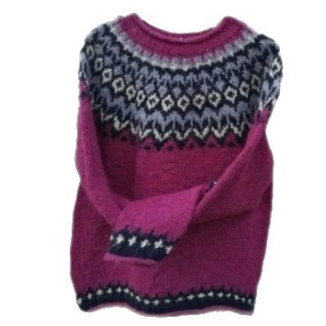 Wish Hot Selling Women's Round Neck Striped Loose Fashion Knit Sweater