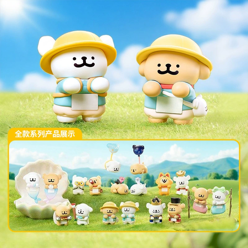 TikTok трендовая линия арт щенок забавный слепой пакет мультяшный креативный модный настольный декор украшение для автомобиля оптом