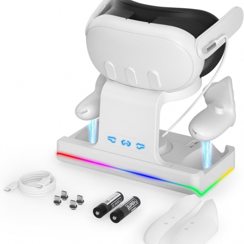 Oculusquest3VR handle charging base Metaquest 3 helmet colorful…